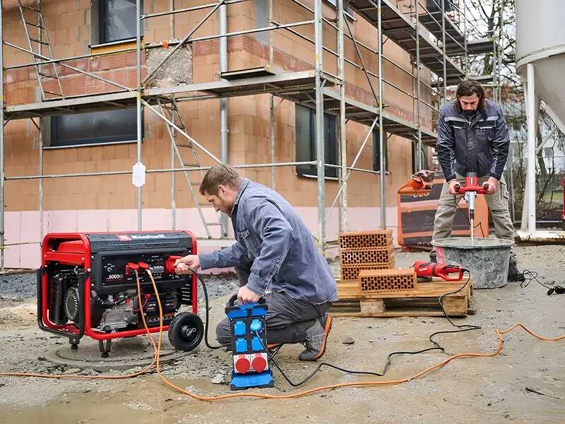 Einhell TC-PG 8000 - Groupe &eacute;lectrog&egrave;ne &agrave; essence - AVR - 8,0 kW - Courant continu 7,5 kW triphas&eacute;