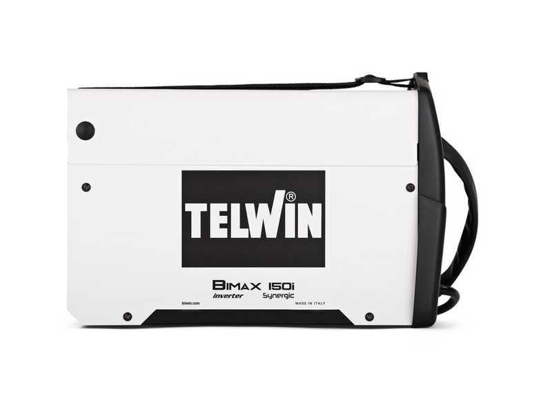 Telwin Bimax150i Synergic - Poste &agrave; souder Inverter multiproc&eacute;d&eacute; (MIG-MAG/FLUX/MMA), &agrave; courant continu (DC)