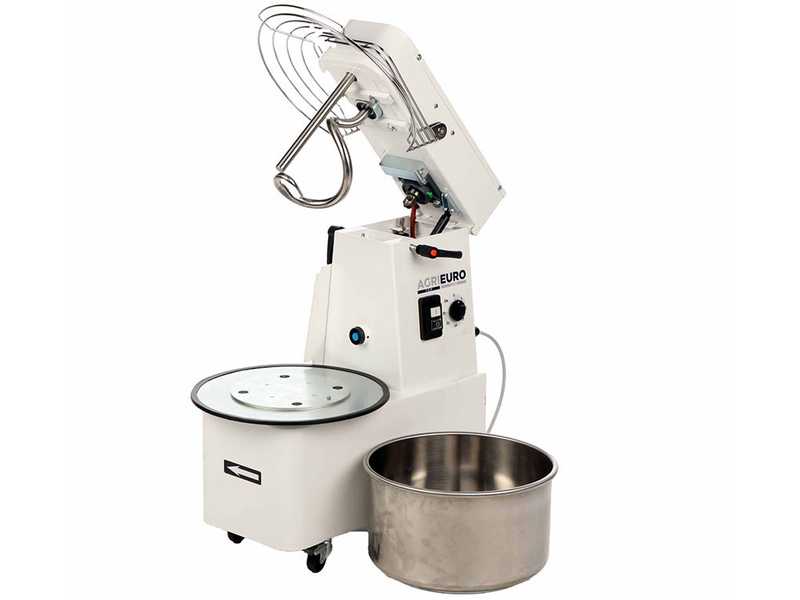 P&eacute;trin &agrave; spirale relevable Mixer 1500 S Deluxe - Capacit&eacute; 16 Litres 12 Kg