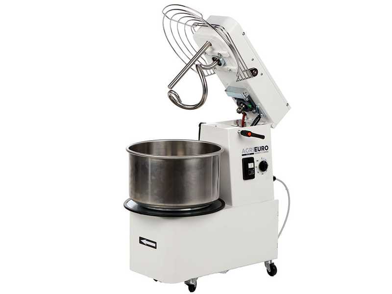 P&eacute;trin &agrave; spirale relevable Mixer 1500 S Deluxe - Capacit&eacute; 16 Litres 12 Kg