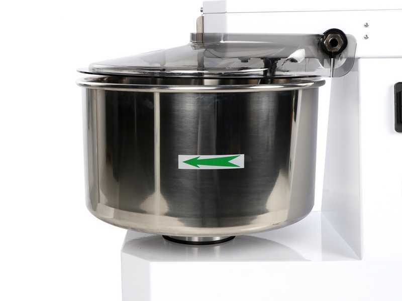 Fimar 40LN - P&eacute;trin &agrave; spirale - Triphas&eacute; - 36 Kg