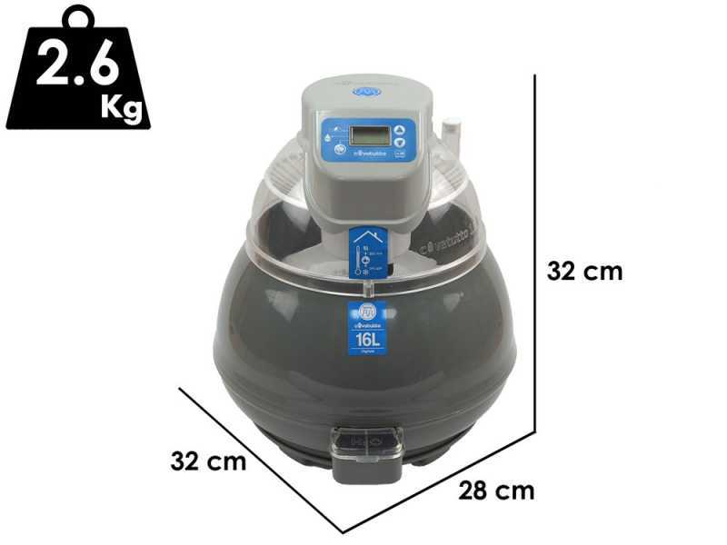 Novital Covatutto 16L Fan - Incubateur pour &oelig;ufs automatique