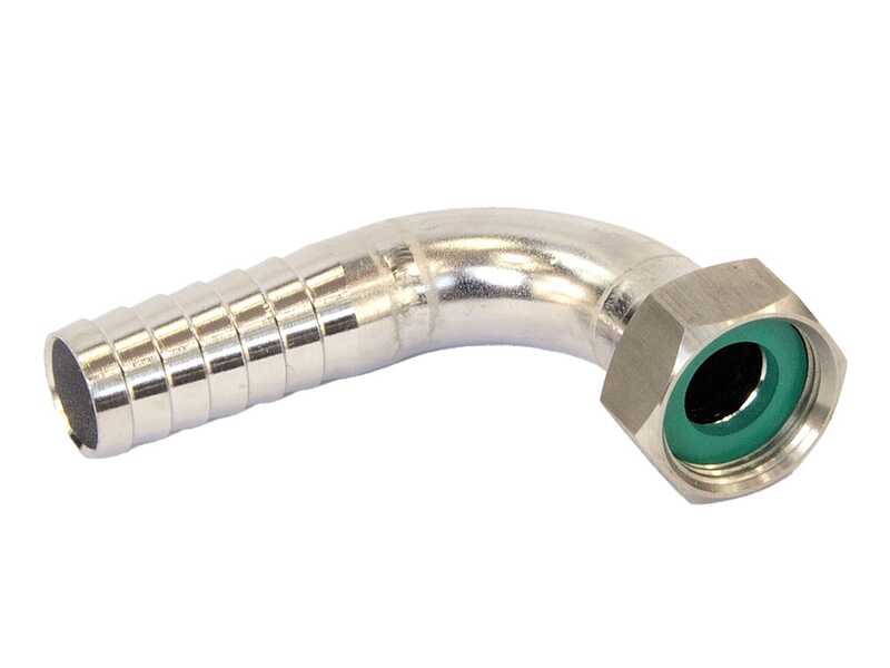 Tellarini ALM 20-SR - Pompe &eacute;lectrique de transfert pour huile en acier inoxydable - Raccord en acier inoxydable droits + courb&eacute;s - Choisissez vos raccords !