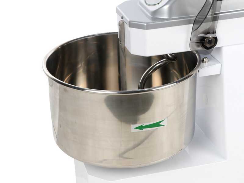 P&eacute;trin &agrave; spirale FIMAR 18SN- Capacit&eacute; de p&acirc;te 18 Kg - Triphas&eacute; - 2 Vitesses