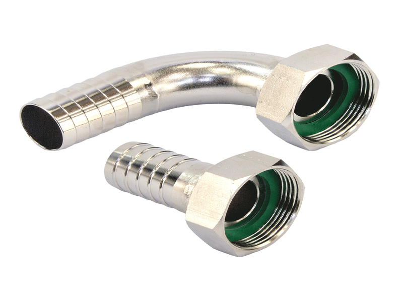 Tellarini ALM 40 - Pompe &eacute;lectrique de transfert d'huile en acier inoxydable - Raccord droit+courbe en acier inoxydable - Choisissez vos raccords