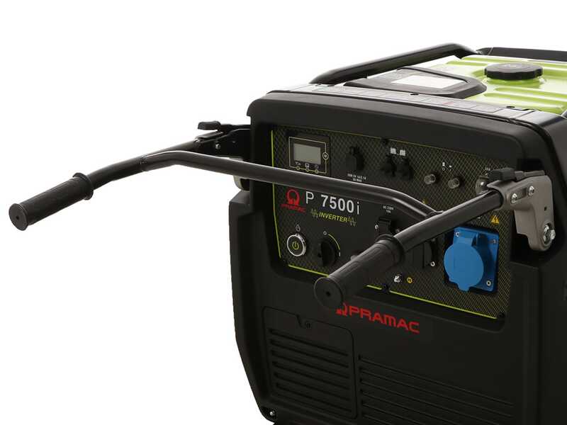 Pramac P7500I - Groupe &eacute;lectrog&egrave;ne &agrave; inverter silencieux sur chariot 7 kW - Continu 6,5 kW Monophas&eacute;