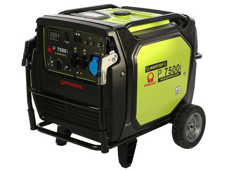 Pramac P7500I - Groupe &eacute;lectrog&egrave;ne &agrave; inverter silencieux sur chariot 7 kW - Continu 6,5 kW Monophas&eacute;