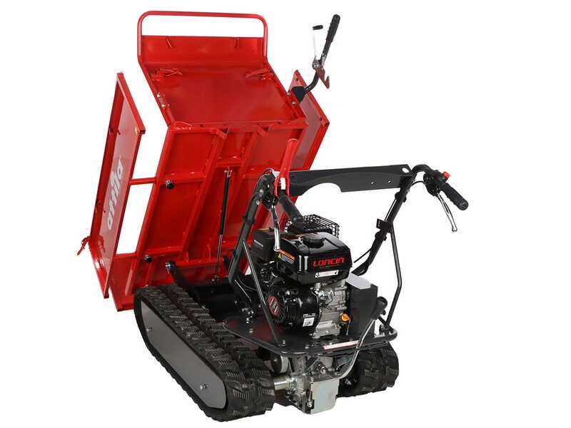 Attila ATT 500 C - Brouette &agrave; moteur &agrave; chenilles extensible - Charge 500Kg
