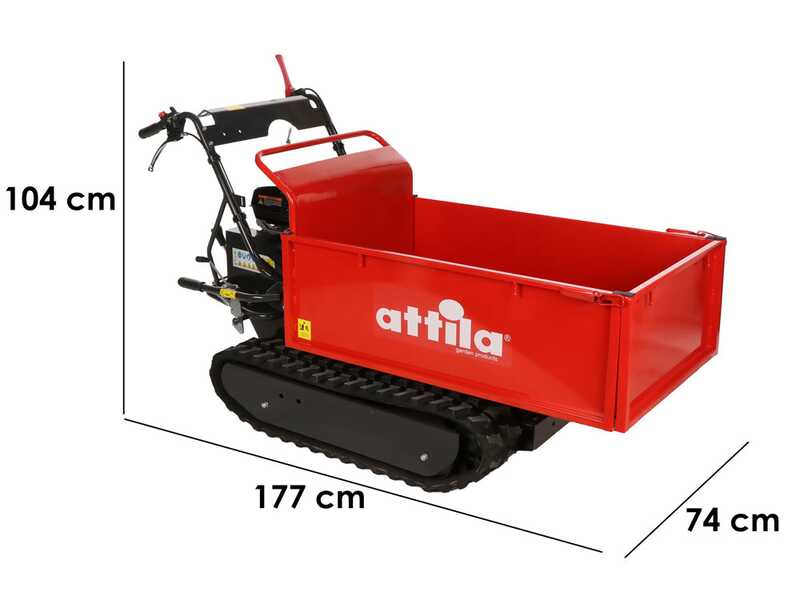 Attila ATT 500 C - Brouette &agrave; moteur &agrave; chenilles extensible - Charge 500Kg