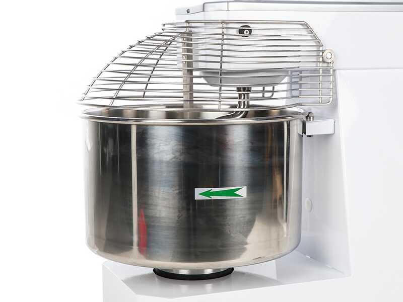 Fimar 50 SB - P&eacute;trin &agrave; spirale triphas&eacute;  - Capacit&eacute; de p&acirc;te 50 Kg - 2 Vitesses