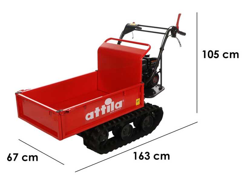 Attila ATT 300 C - Brouette &agrave; moteur extensible &agrave; chenilles  - Charge 300Kg