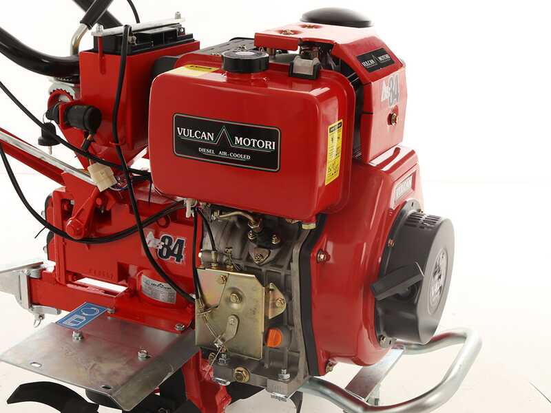 Diesse DS 84 - Motobineuse diesel 10,5 CV -  Vulcan 418 cm3 avec d&eacute;marrage &eacute;lectrique