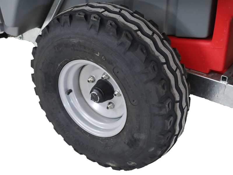 Atomiseur tra&icirc;n&eacute; Gray T Car 1500/80 avec attelage pour tracteur pour pulv&eacute;risation - Capacit&eacute; 1500L - Pompe AR1064