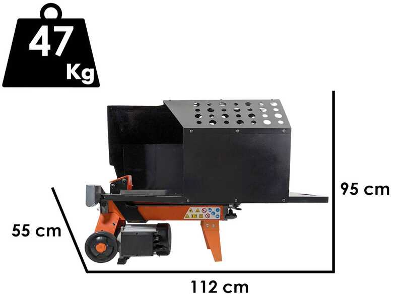 Forest Master FM5D-TC - Fendeuse &agrave; bois &eacute;lectrique - Horizontale - 230 V
