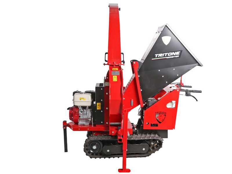 Ceccato Tritone Monster Cingo - Broyeur autotract&eacute; &agrave; chenilles - Moteur Honda GX390