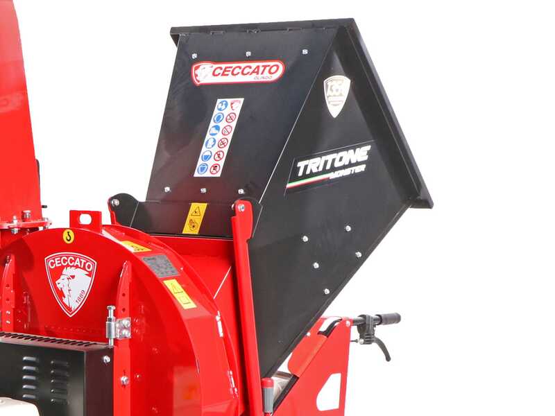 Ceccato Tritone Monster Cingo - Broyeur autotract&eacute; &agrave; chenilles - Moteur Honda GX390