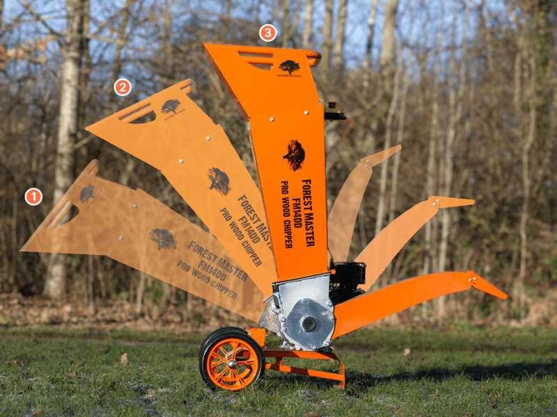 Forest Master FM14DDES - Broyeur thermique &agrave; essence  - Moteur &agrave; essence LCT de 14 CV