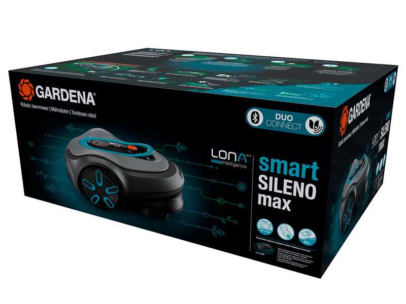 Gardena Smart SILENO Max 1500 - Robot tondeuse - Largeur de coupe 22 cm