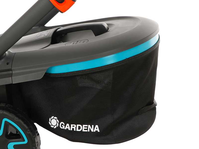 Gardena PowerMax Duo 46/36V P4A - Tondeuse &agrave; gazon &agrave; batterie - 2x18V 2.5Ah - Hauteur de coupe 46 cm