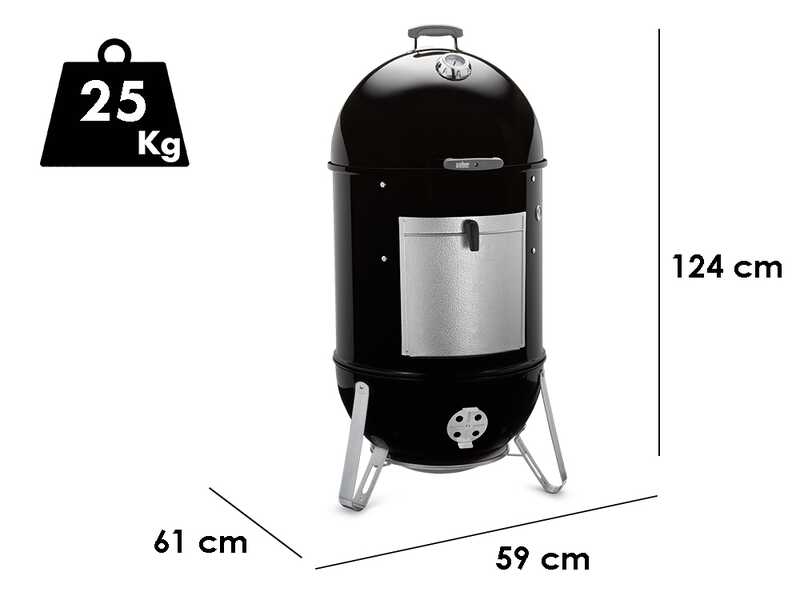 Weber Smokey Mountain Cooker - Barbecue fumoir &agrave; charbon - 57 cm