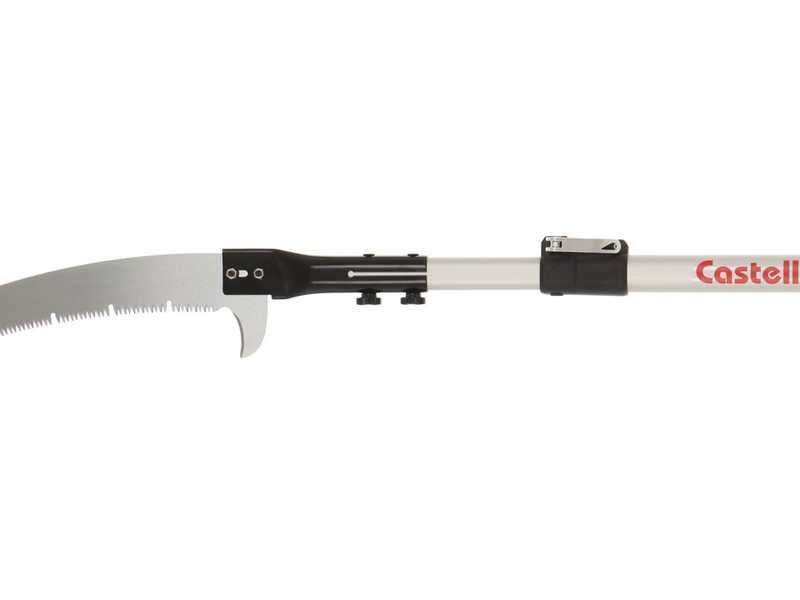 Castellari PO35PRO+ATO2 - Scie &agrave; dents en &laquo; U &raquo; sur perche ovale en aluminium - 150-240 cm - Lame de 35 cm
