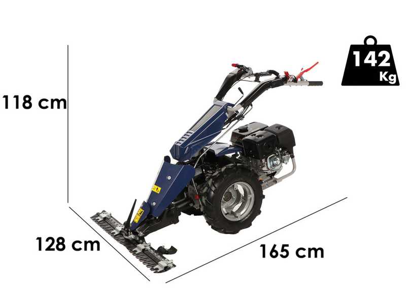 BullMach Chimera 400 - Motofaucheuse multifonction &agrave; essence - 420cc - 11,5 CV