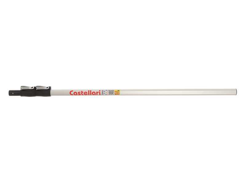 Castellari PS35PRO+AT6 - Scie &agrave; dents en &laquo; U &raquo; sur tige en aluminium - 265-615 cm - Lame de 35 cm