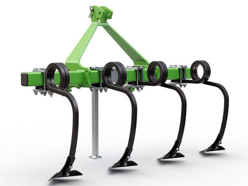 Seven Italy Simply a 4 -  Cultivateur &agrave; ressorts carr&eacute;s &agrave; boucle - 140 cm