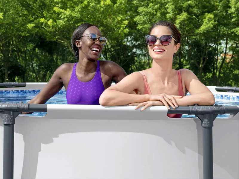 Bestway Steel Pro max 5618W - &Oslash;396x122 cm - Piscine ronde