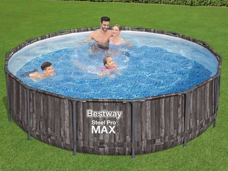Bestway Steel Pro max 5614Z - &Oslash;427x107 cm - Piscine ronde