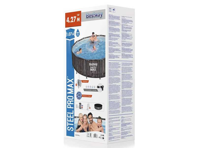 Bestway Steel Pro max 5614Z - &Oslash;427x107 cm - Piscine ronde