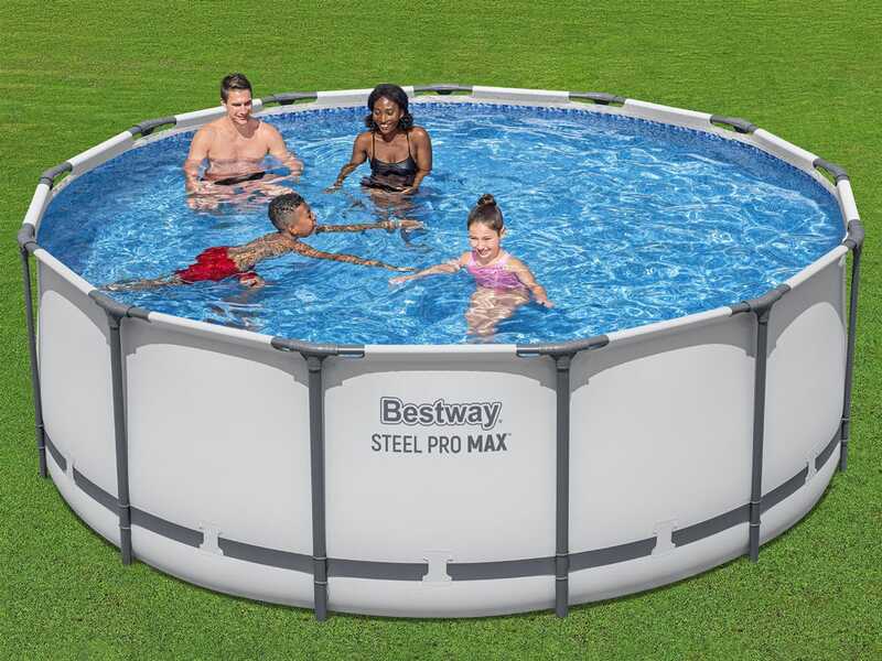 Bestway Steel Pro max 56488 - &Oslash;457x107 cm - Piscine ronde