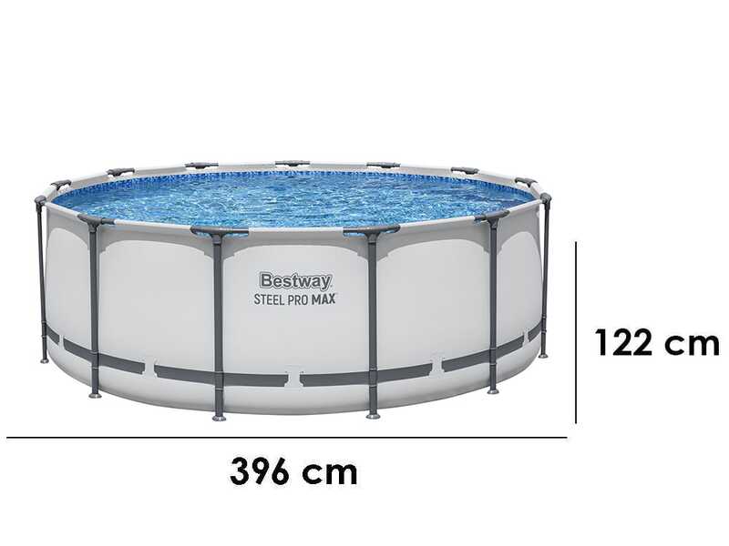 Bestway Steel Pro max 56488 - &Oslash;457x107 cm - Piscine ronde