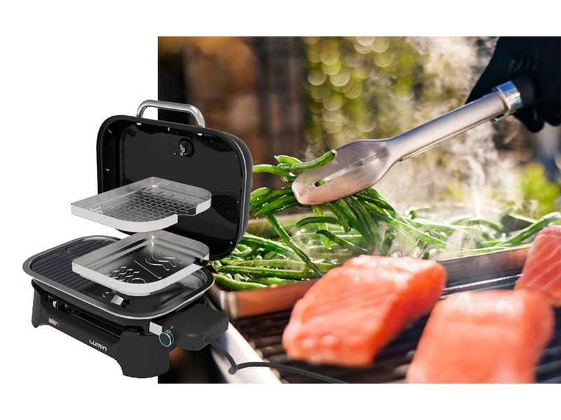 Weber Lumin Black - Barbecue &eacute;lectrique portable