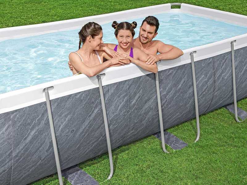 Bestway Steel Pro Max 56721 - 404 x 201 x 100 cm - Piscine hors-sol pour 5-6 personnes