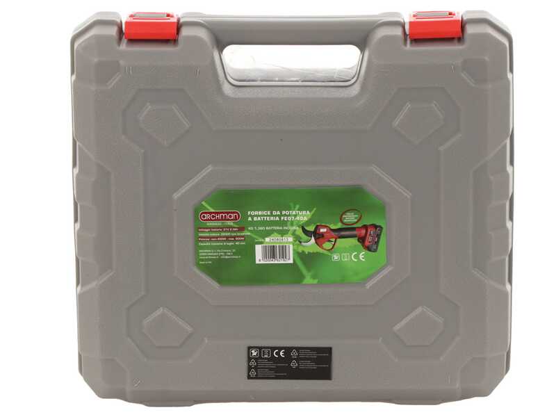 Archman FE07-40A - S&eacute;cateur de taille &agrave; batterie - 2x 21V 2Ah - &Oslash; 40 mm