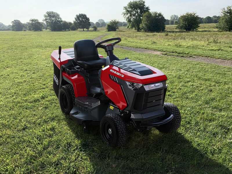 GeoTech-Pro PRTM 180-1020 H-CM - Tracteur tondeuse - Transmission hydrostatique - Bac de ramassage