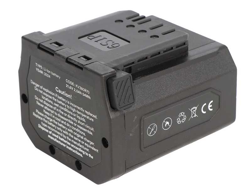 Volpi KVS5700 - &Eacute;lagueuse &agrave; batterie manuelle - SANS BATTERIE NI CHARGEUR