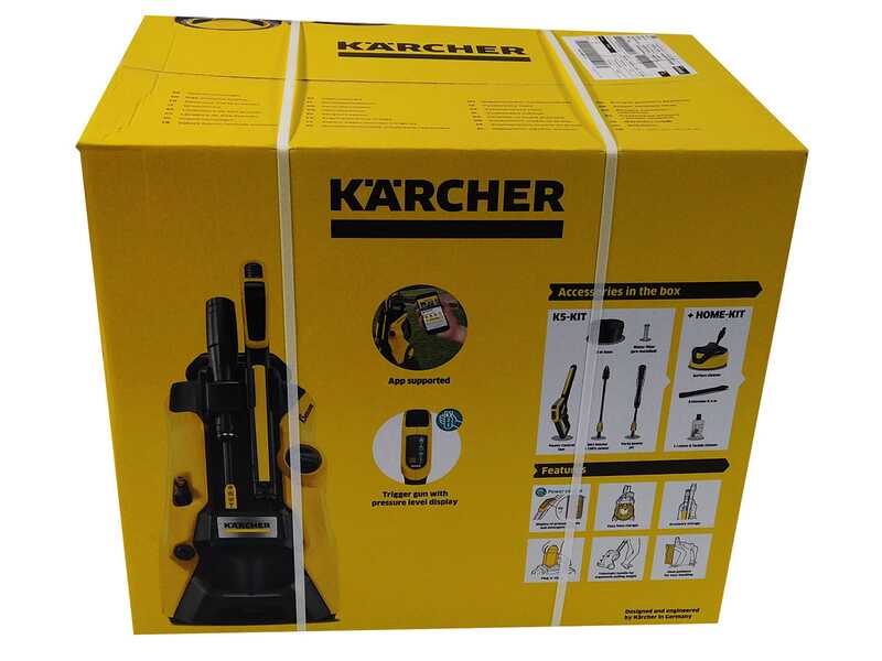 Karcher K5 Power Control Flex Home - Nettoyeur haute pression avec lave-sols T 5 - 145 bar - 500 l/h