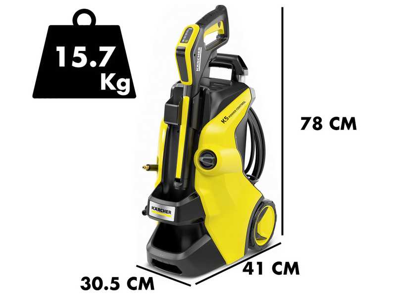 Karcher K5 Power Control Flex Home - Nettoyeur haute pression avec lave-sols T5 - 145 bar - 500 l/h