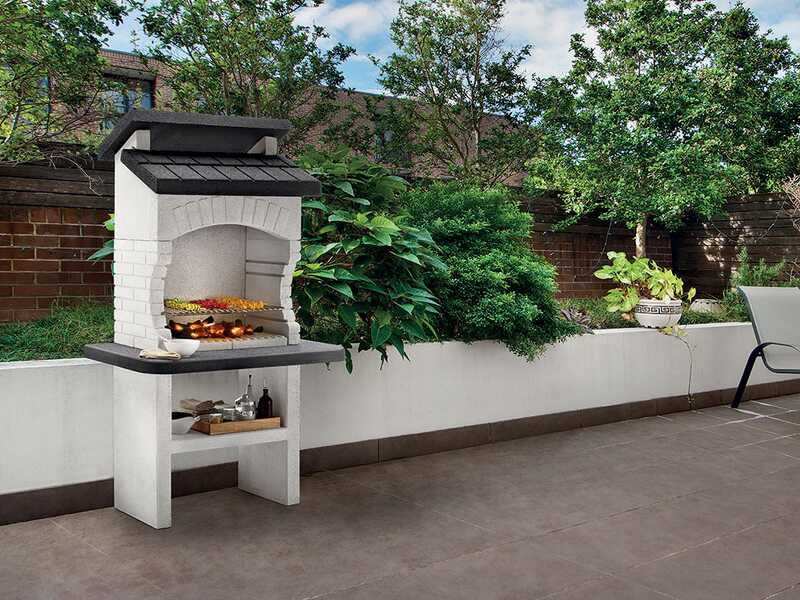 Palazzetti Olbia 2 - Barbecue en ma&ccedil;onnerie &agrave; bois et charbon