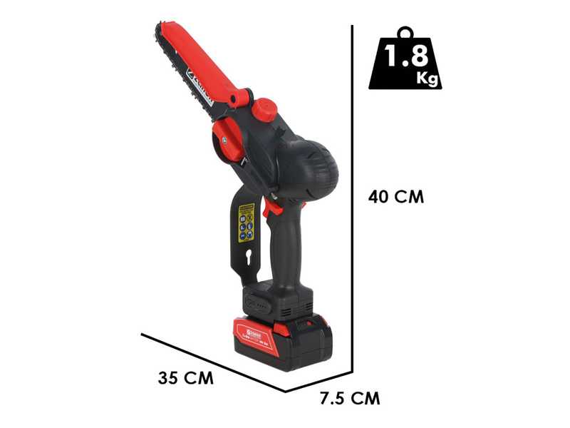 Zanon ZP 185 - &Eacute;lagueuse sur batterie - 2x 18.5V 5Ah