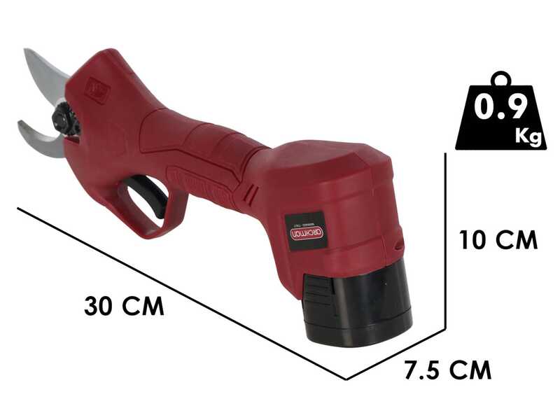 Archman FE04-25 - S&eacute;cateur de taille &agrave; batterie - 2x 16.8V 2Ah - Diam&egrave;tre de coupe 25 mm