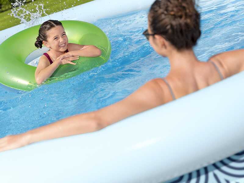 Bestway FAST Set 57313 - &Oslash;457x84 cm - Piscine gonflable + Pompe de filtration 29 W
