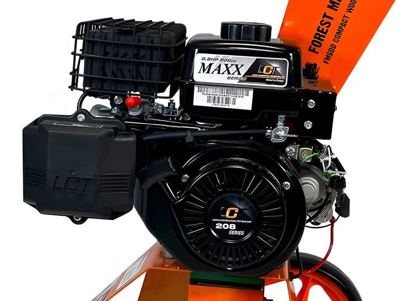 Forest Master FM6DDES-MUL - Broyeur &agrave; essence - Moteur &agrave; essence LCT de 6 CV - D&eacute;marrage &eacute;lectrique