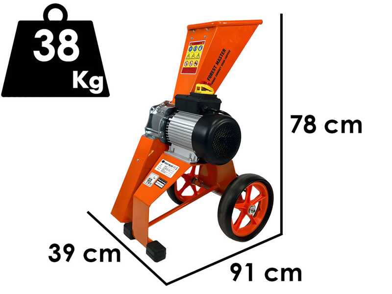 Forest Master FM4DDE-MUL-EU - Broyeur &eacute;lectrique - 4 CV