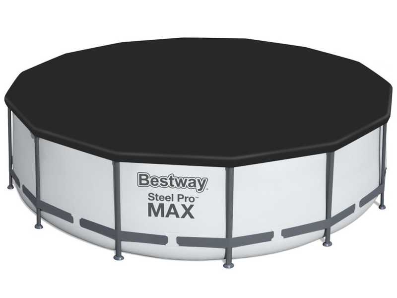 Bestway Steel Pro max 56950 - &Oslash;427x107 cm - Piscine ronde pour 7-8 personnes
