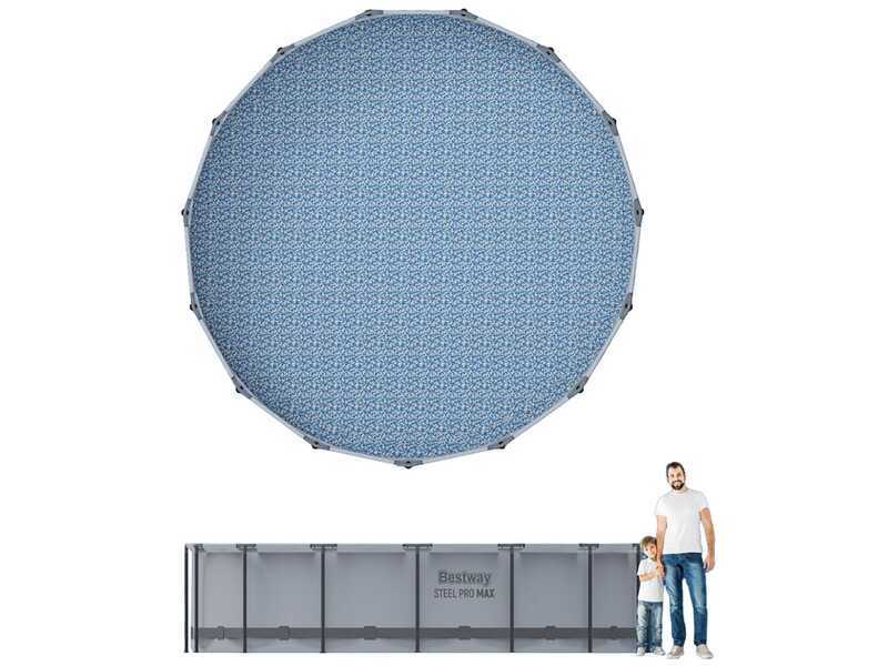 Bestway Steel Pro max 56950 - &Oslash;427x107 cm - Piscine ronde pour 7-8 personnes