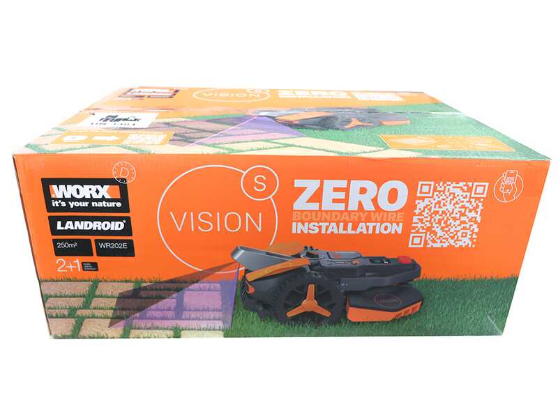 Worx Landroid Vision S250 WR202E - Robot Tondeuse - Sans Installation