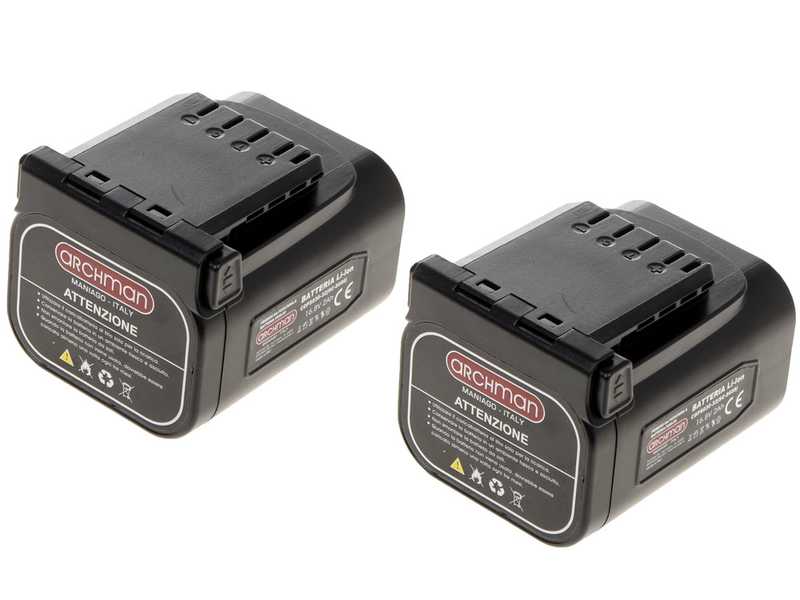 ARCHMAN PE03 - &Eacute;lagueuse sur batterie - 2x 16,8 V 2-4 Ah